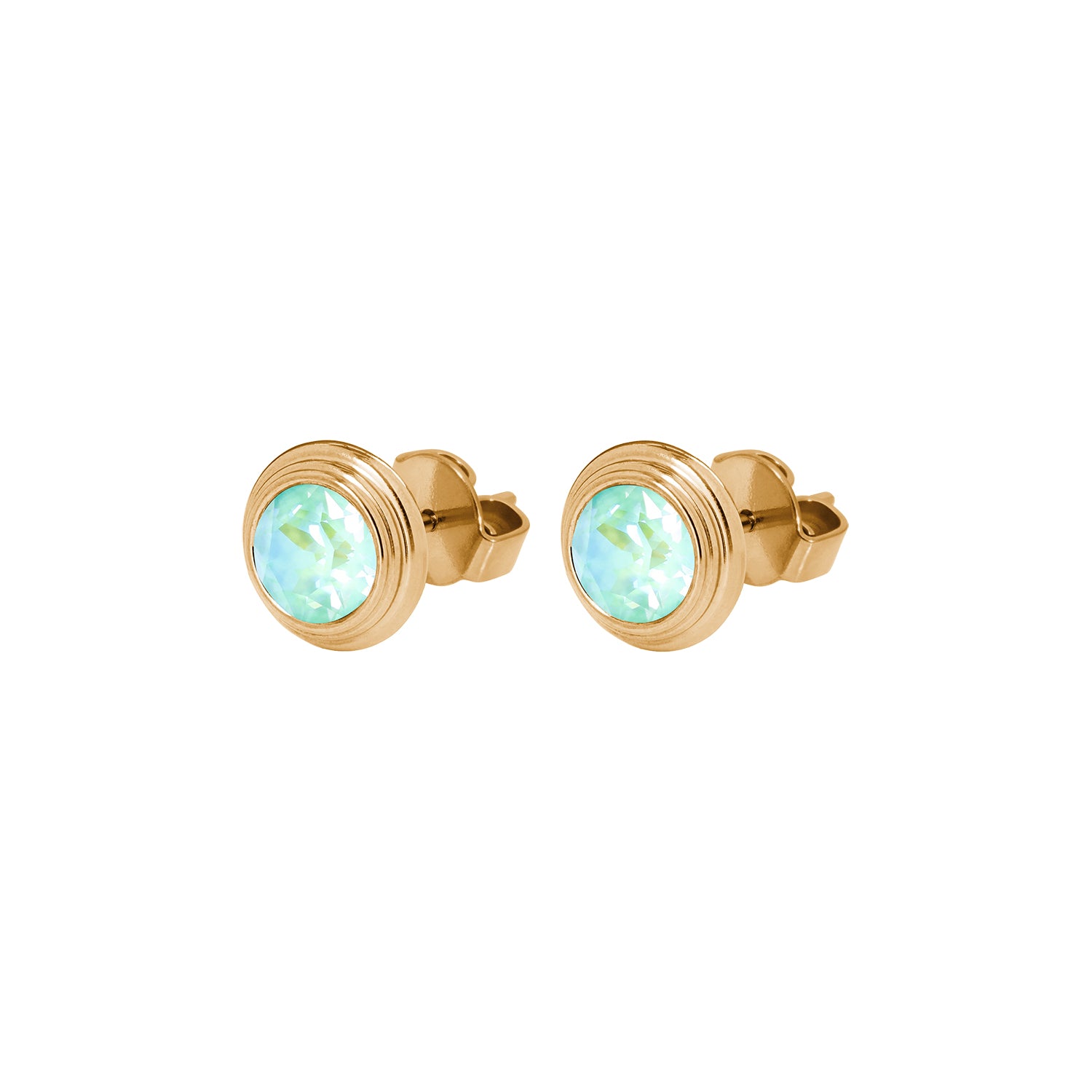 Oroli Ohrstecker 10 mm - Gold silky sage delite