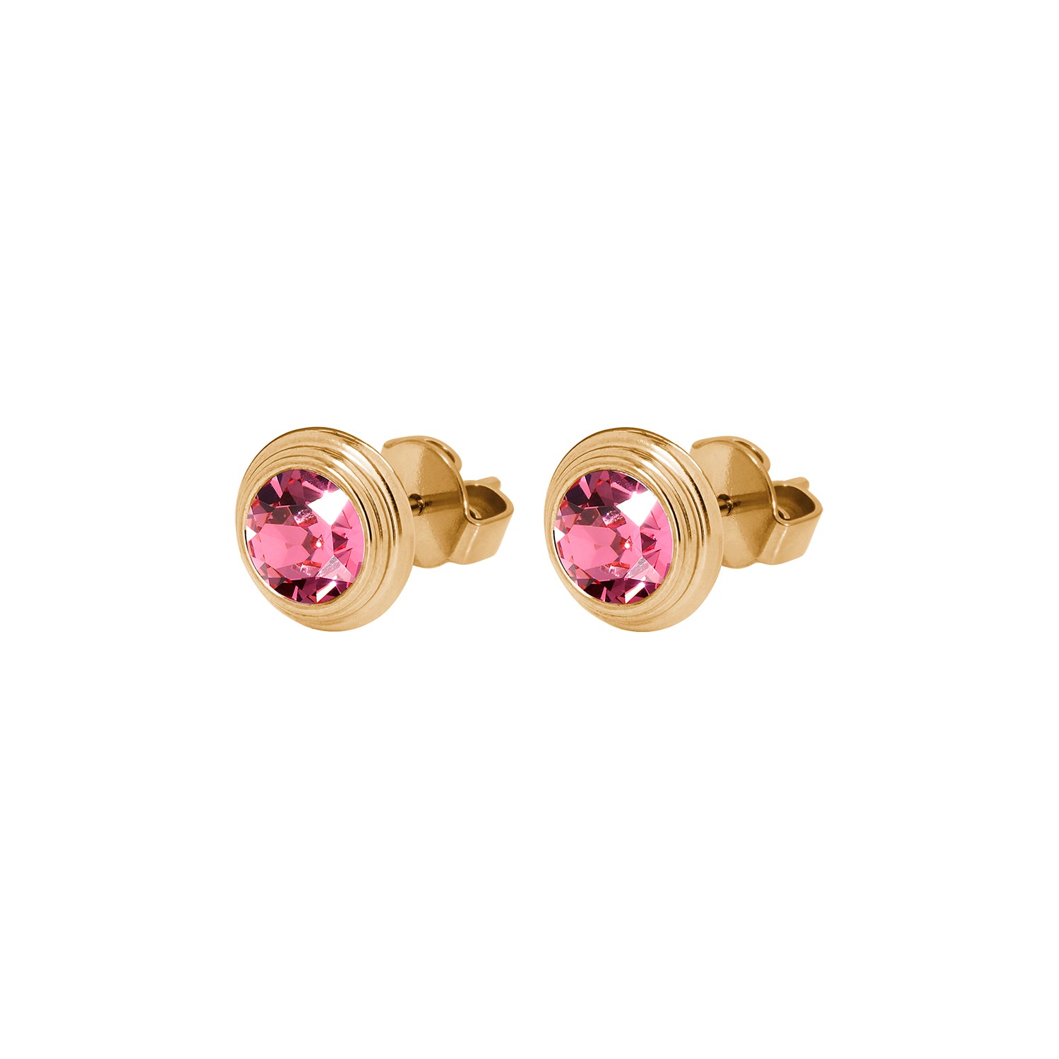 Oroli Ohrstecker 10 mm - Gold rose