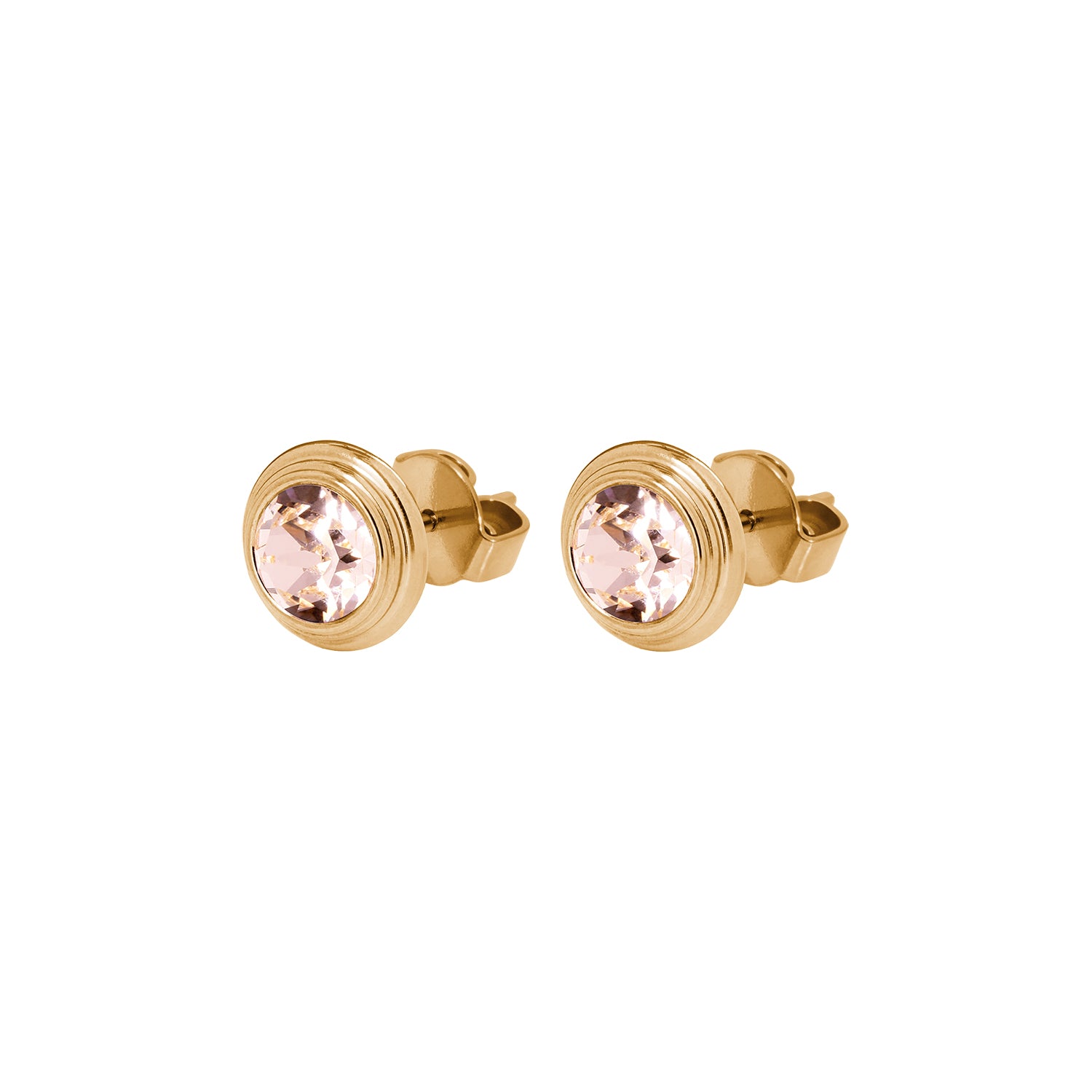 Oroli Ohrstecker 10 mm - Gold vintage rose