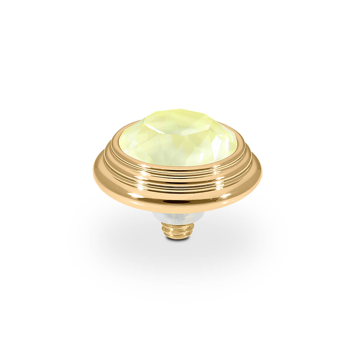 Oroli Top 13 mm - Gold crystal soft yellow ignite