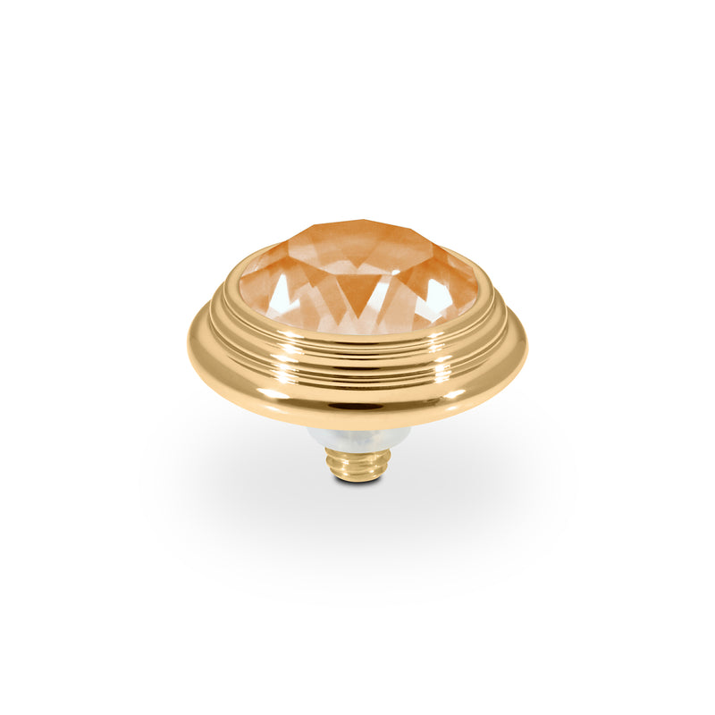 Oroli Top 13 mm - Gold Crystal Mango Ignite