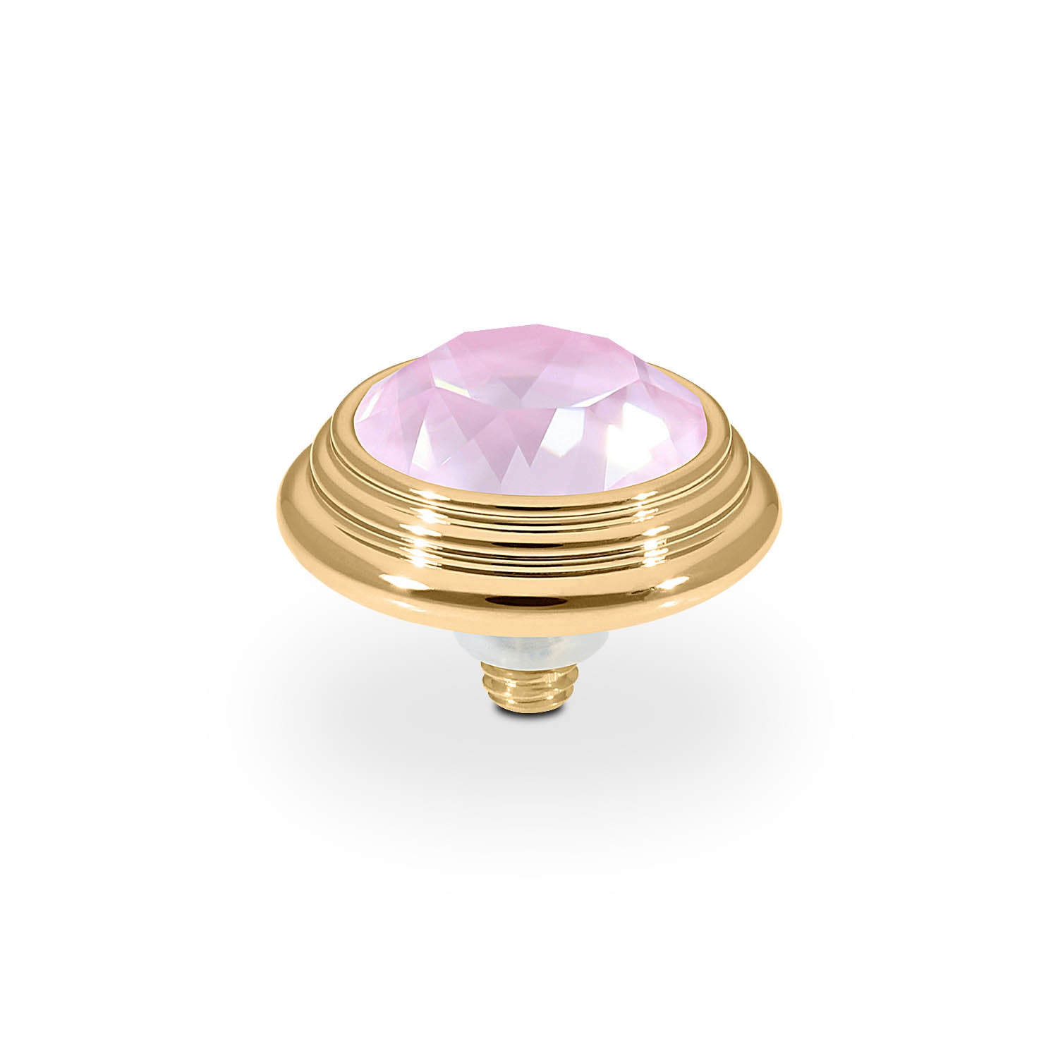 Oroli Top 13 mm - Gold crystal soft rose ignite