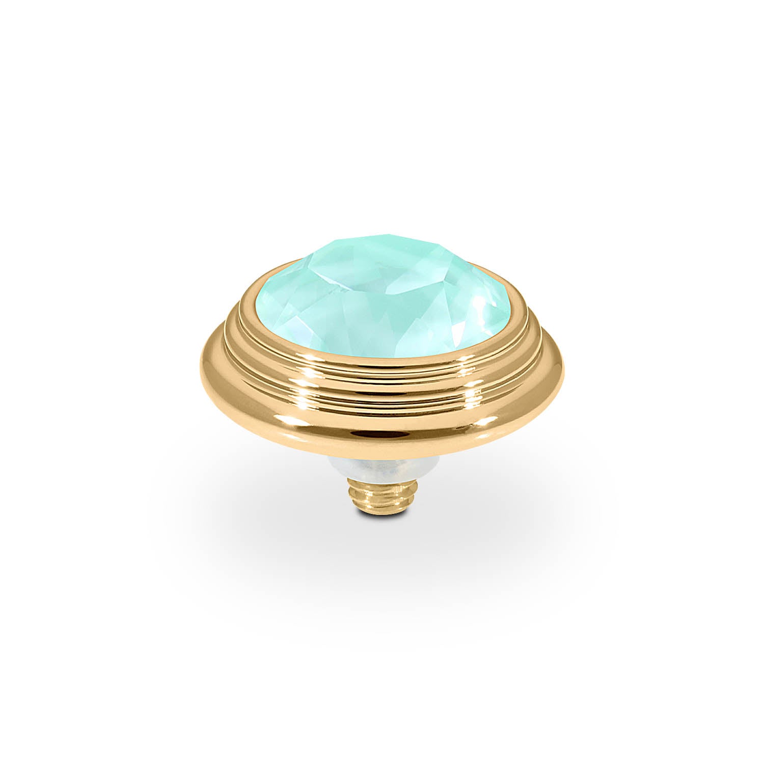 Oroli Top 13 mm - Gold crystal soft mint ignite