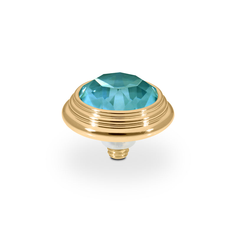 Oroli Top 13 mm - Gold Crystal Pine Green Ignite