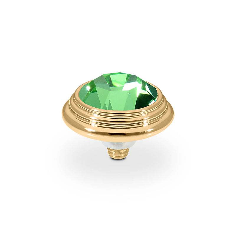 Oroli Top 13 mm - Gold peridot