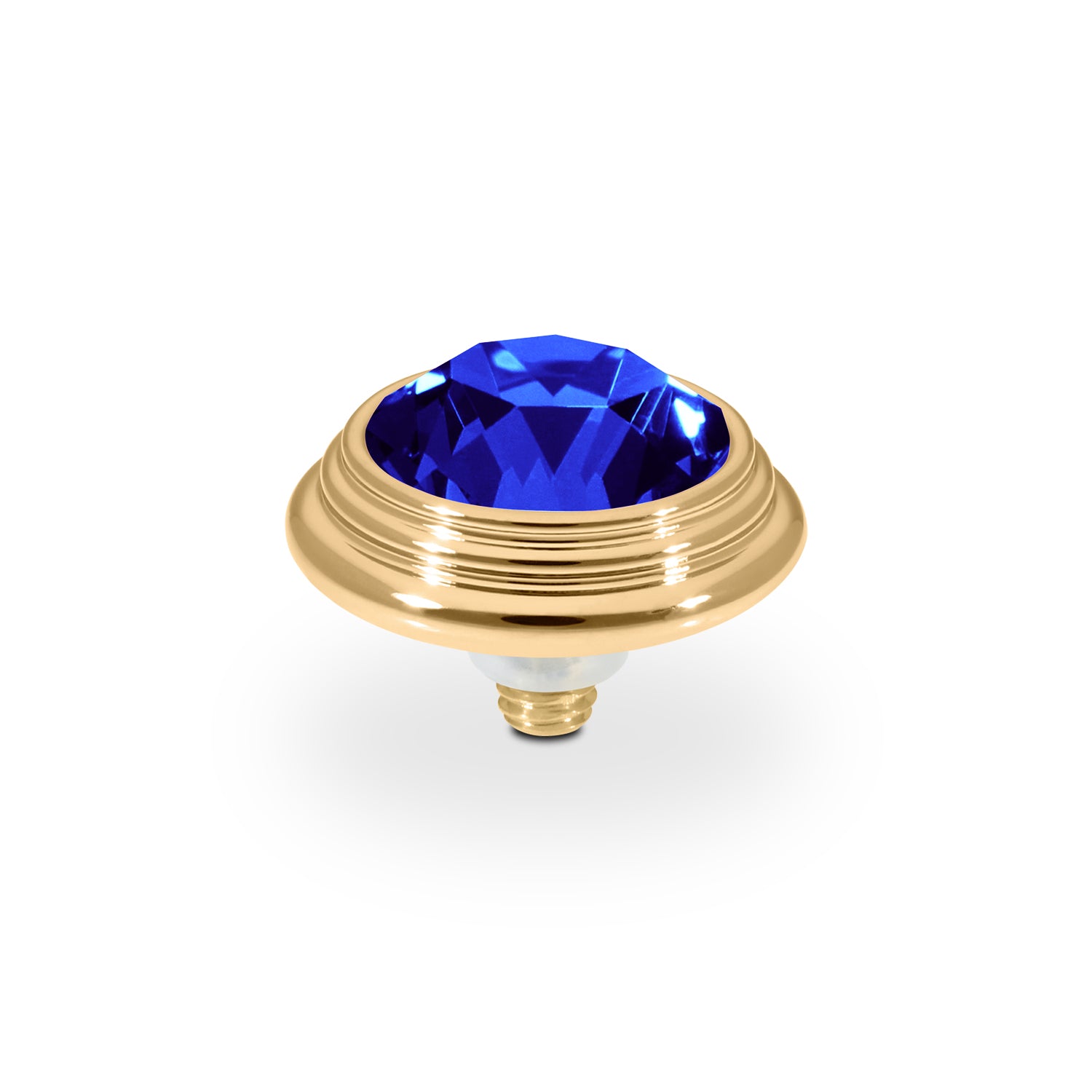 Oroli Top 13 mm - Gold ReCreated Dark Sapphire
