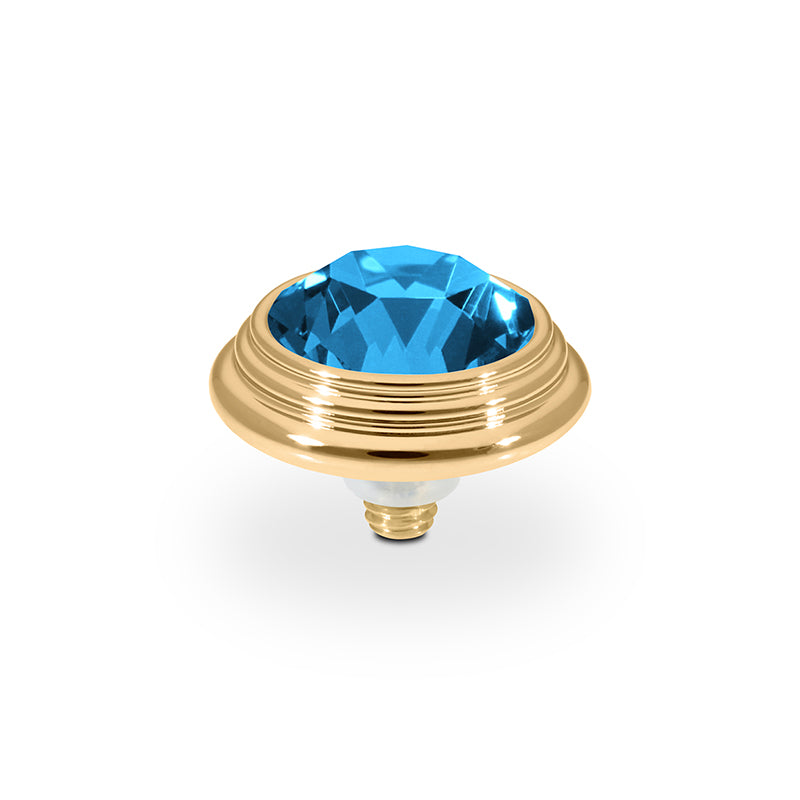 Oroli Top 13 mm - Gold Denim Blue