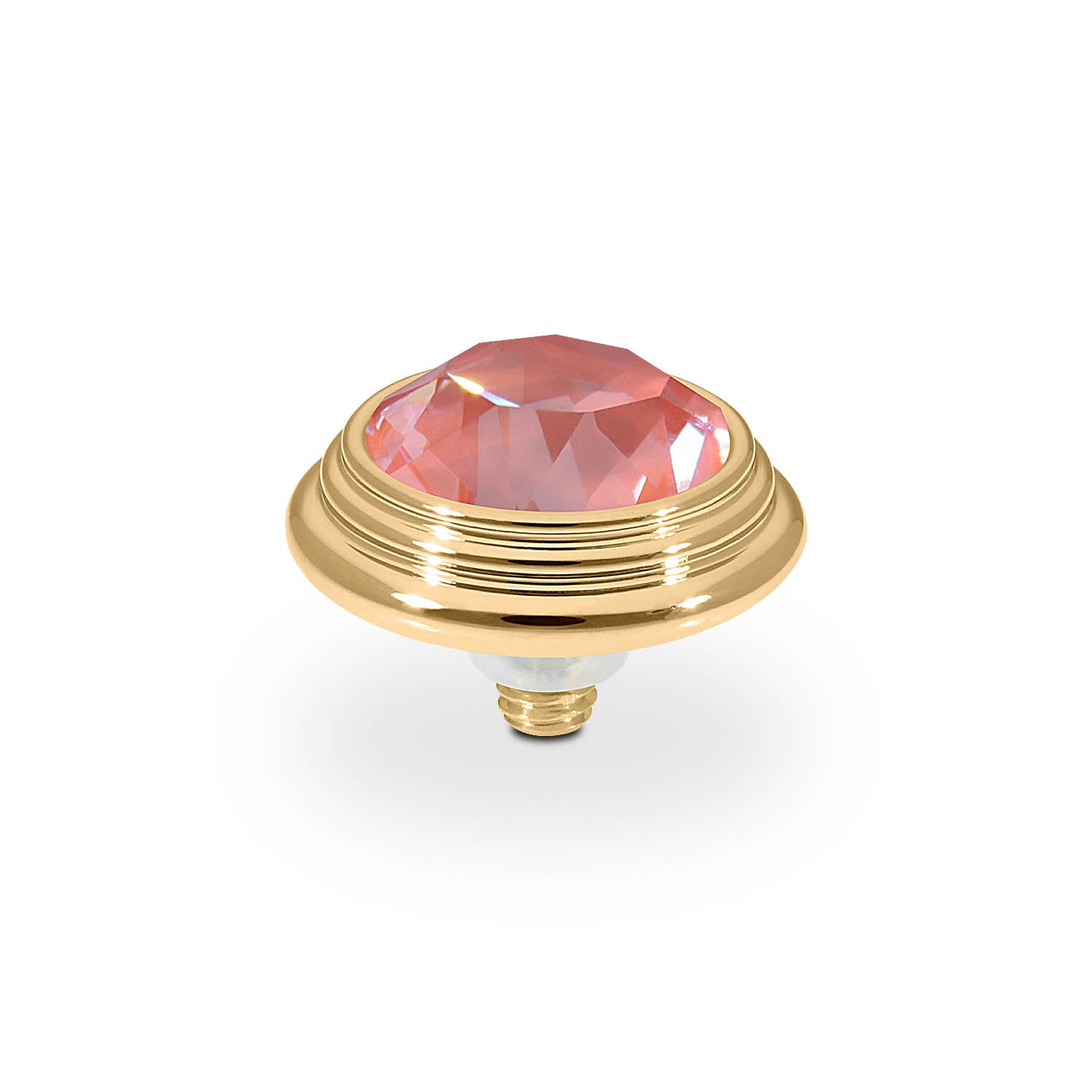 Oroli Top 13 mm - Gold crystal maroon ignite