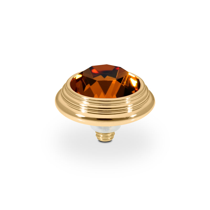 Oroli Top 13 mm - Gold Smoked Topaz