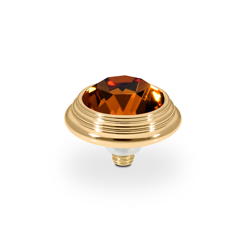 Oroli Top 13 mm - Gold Smoked Topaz
