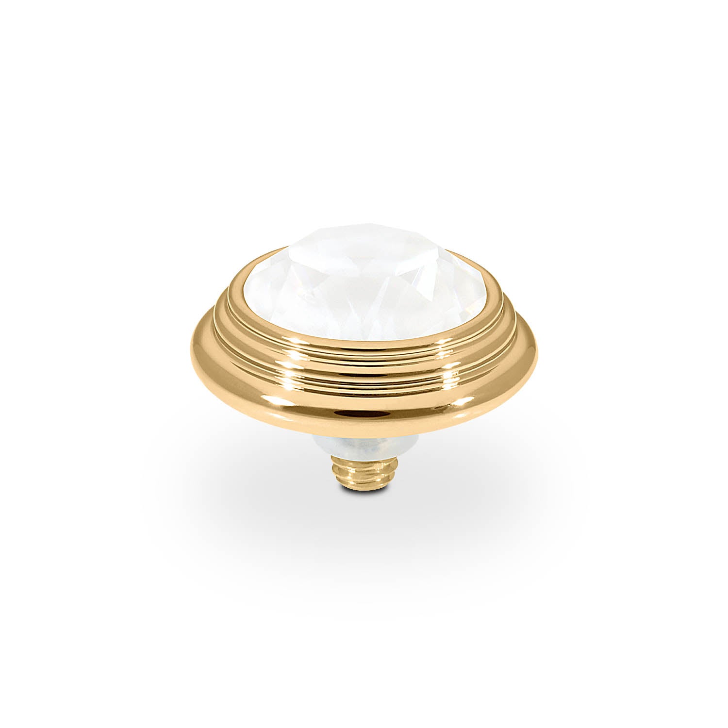 Oroli Top 13 mm - Gold crystal electric white ignite