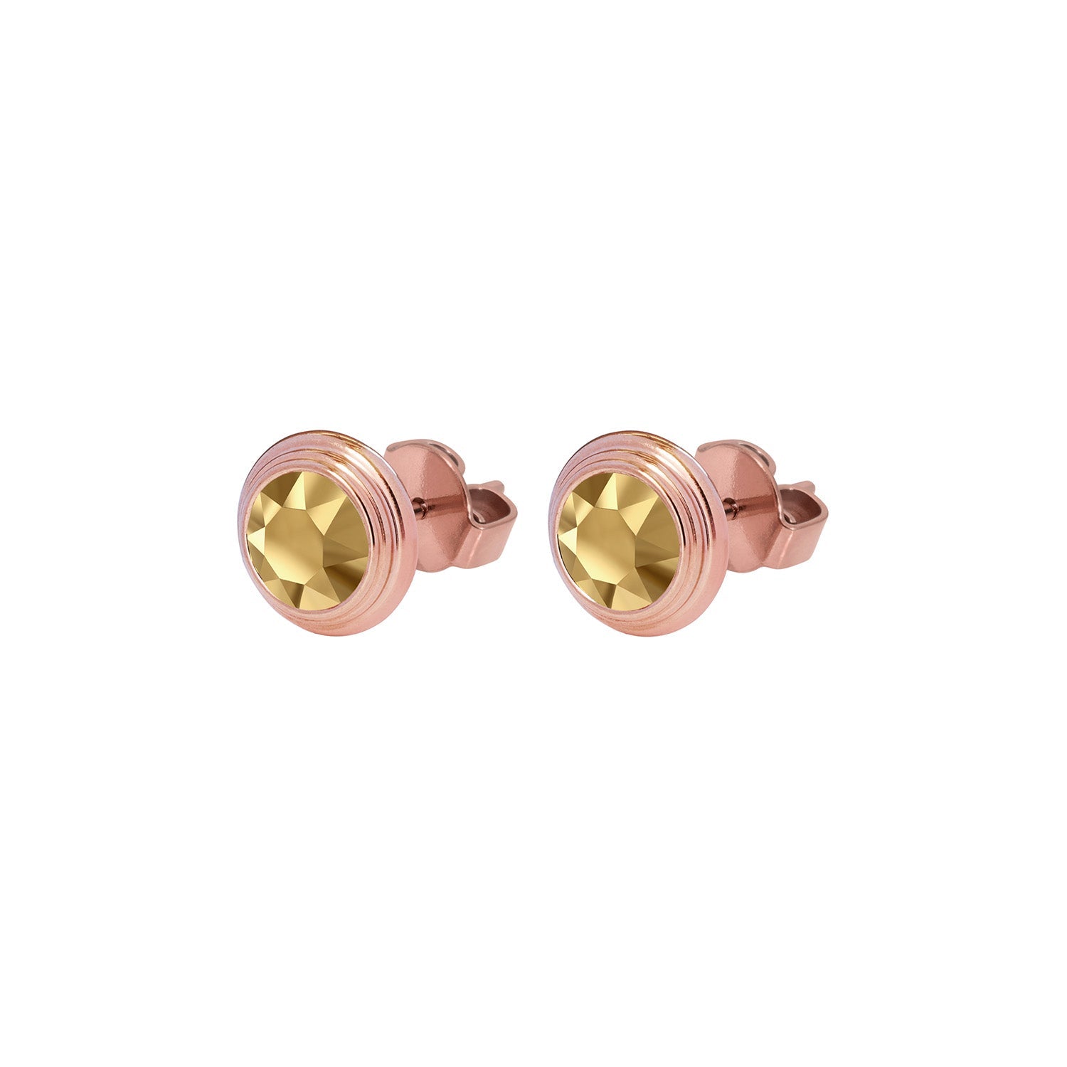 Oroli Ohrstecker 10 mm - Roségold