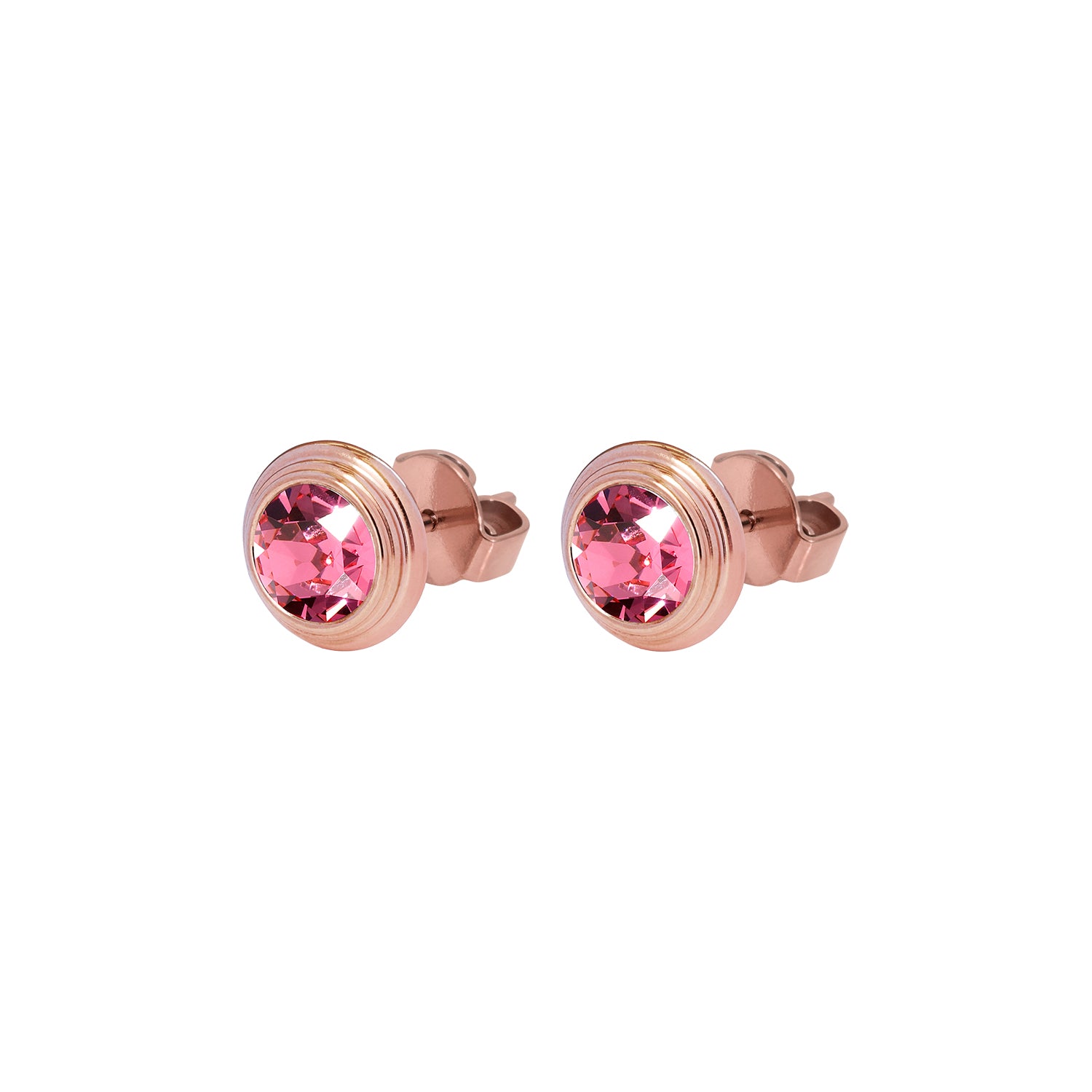 Oroli Ohrstecker 10 mm - Roségold rose