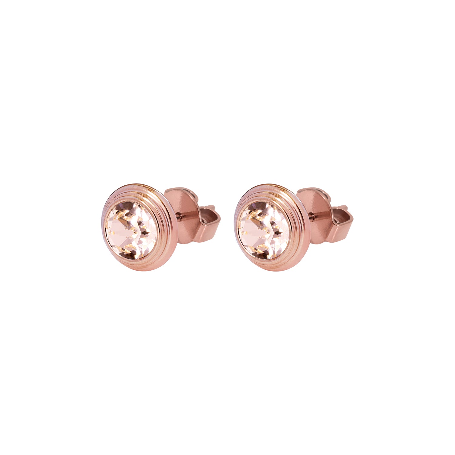 Oroli Ohrstecker 10 mm - Roségold vintage rose