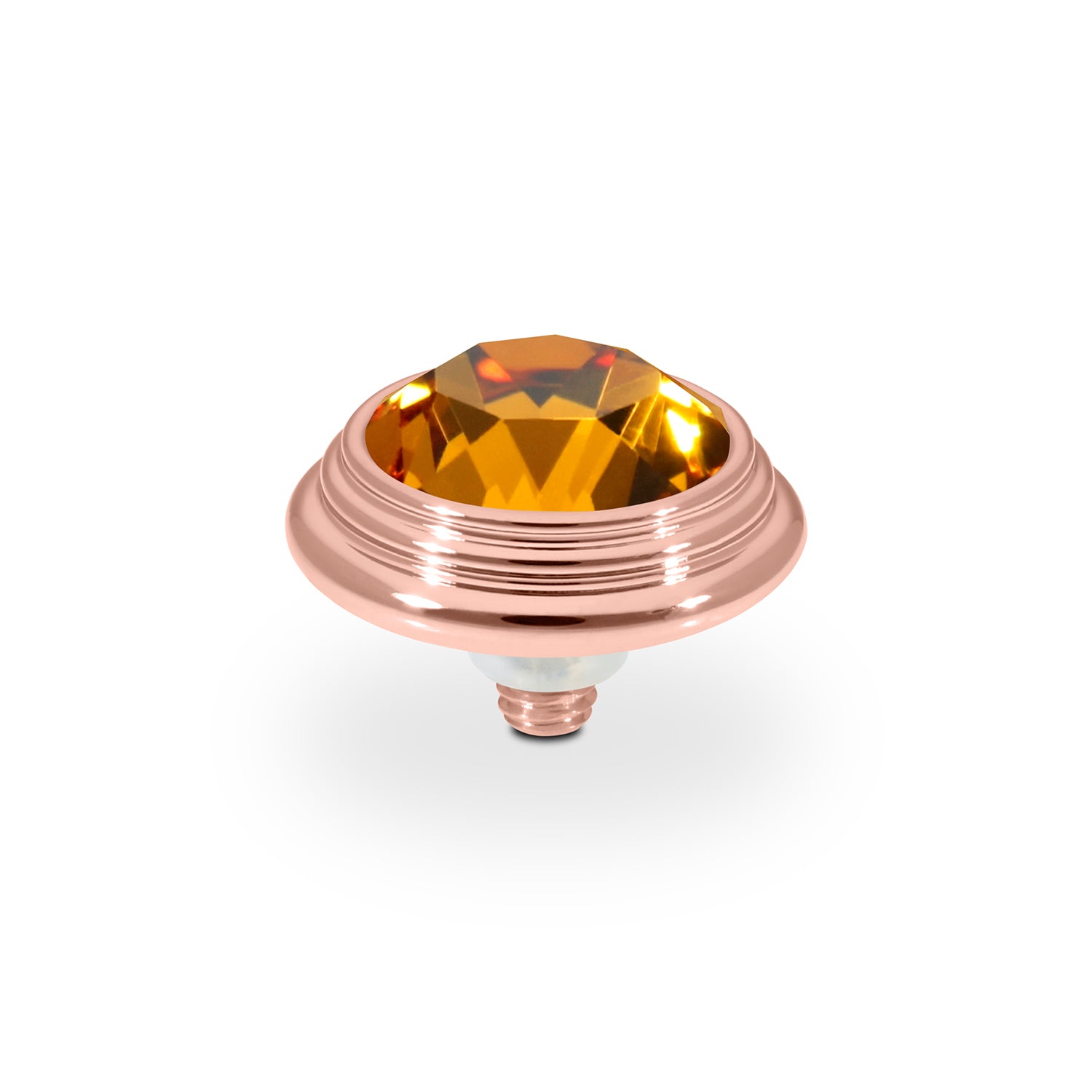 Oroli Top 13 mm - Roségold Topaz