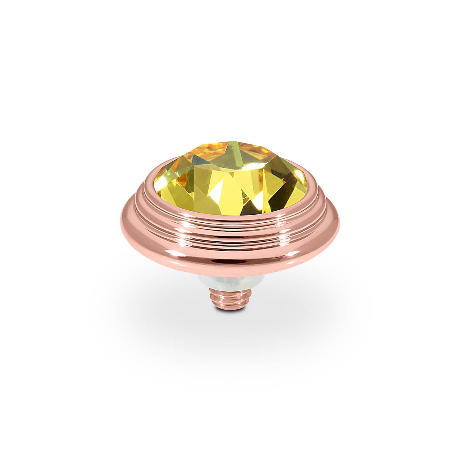 Oroli Top 13 mm - Roségold light topaz