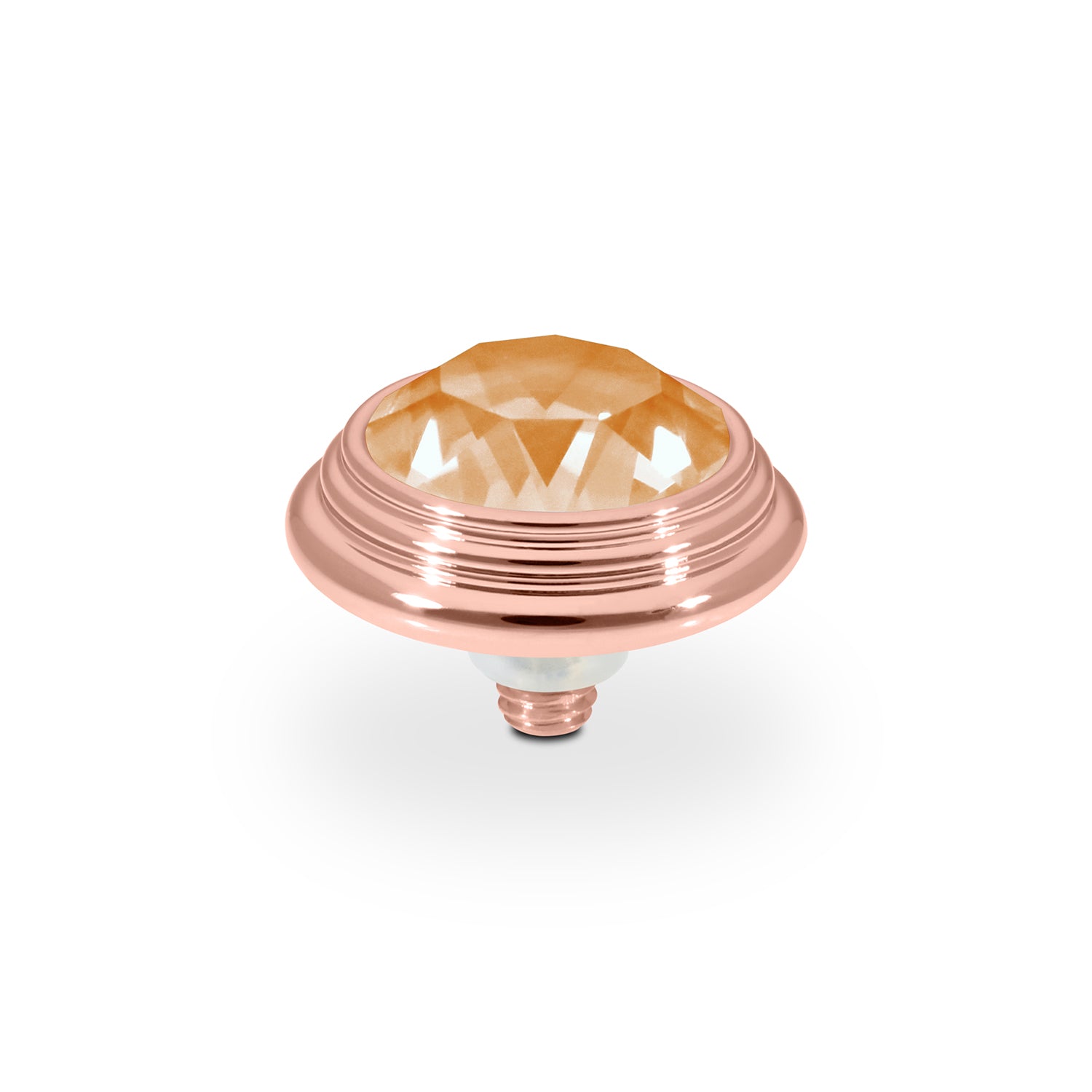 Oroli Top 13 mm - Roségold Crystal Mango Ignite