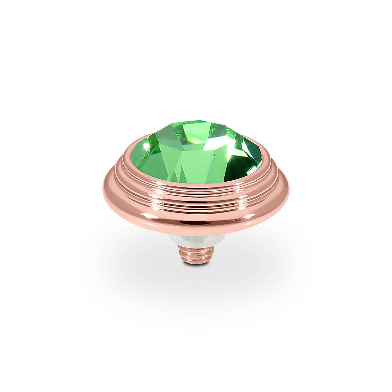 Oroli Top 13 mm - Roségold peridot