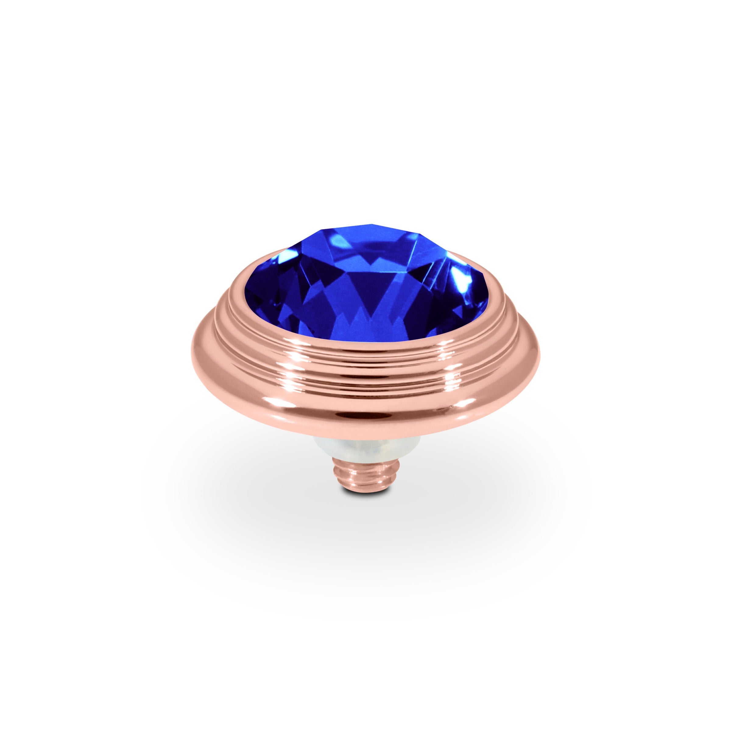 Oroli Top 13 mm - Roségold ReCreated Dark Sapphire