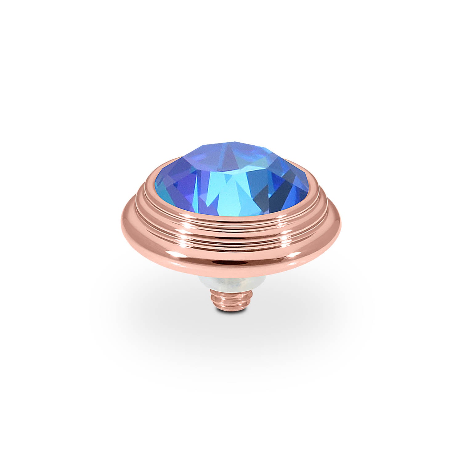 Oroli Top 13 mm - Roségold royal blue delite