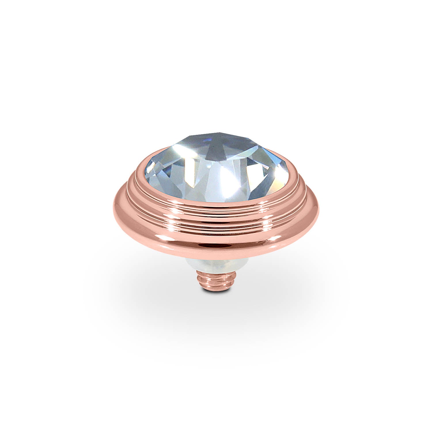 Oroli Top 13 mm - Roségold blue shade