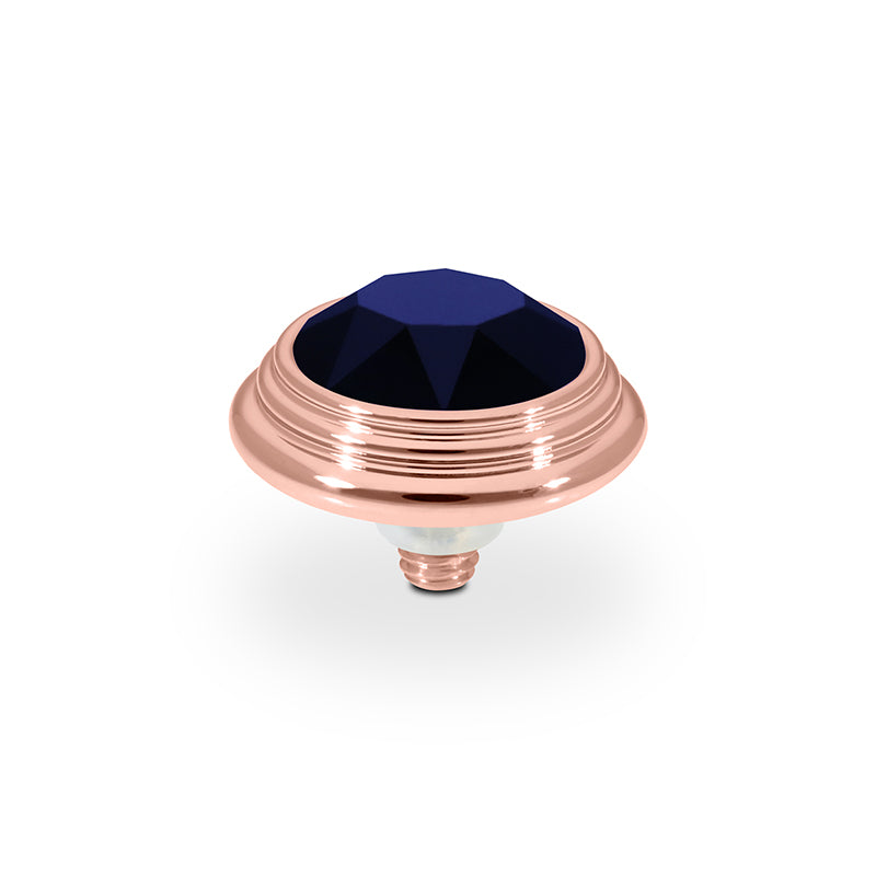 Oroli Top 13 mm - Roségold Dark Indigo