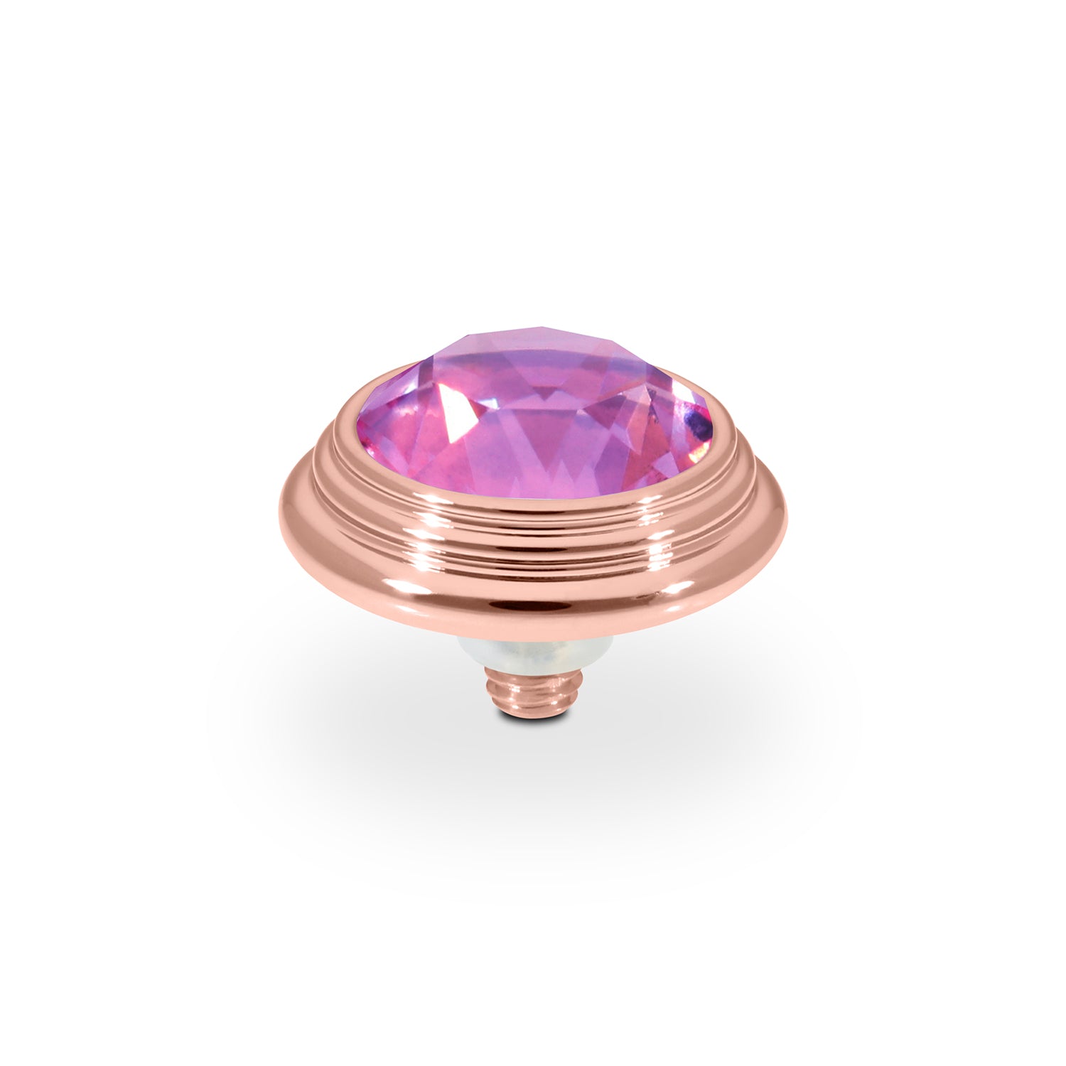 Oroli Top 13 mm - Roségold Crystal Orchid Ignite