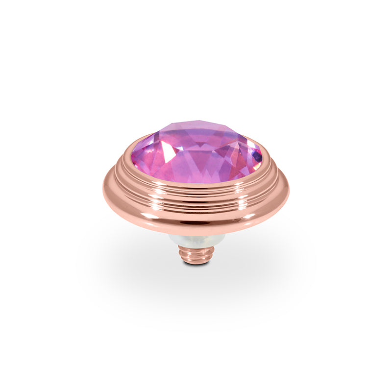 Oroli Top 13 mm - Roségold Crystal Orchid Ignite