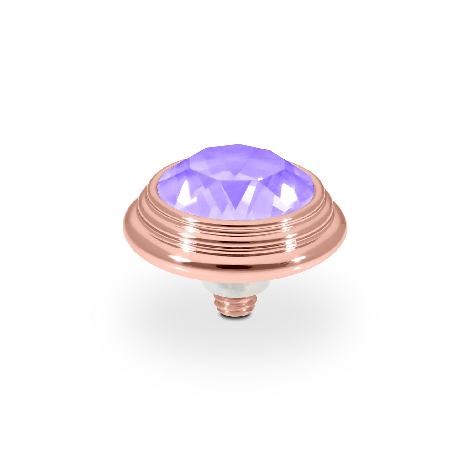 Oroli Top 13 mm - Roségold Crystal Purple Ignite