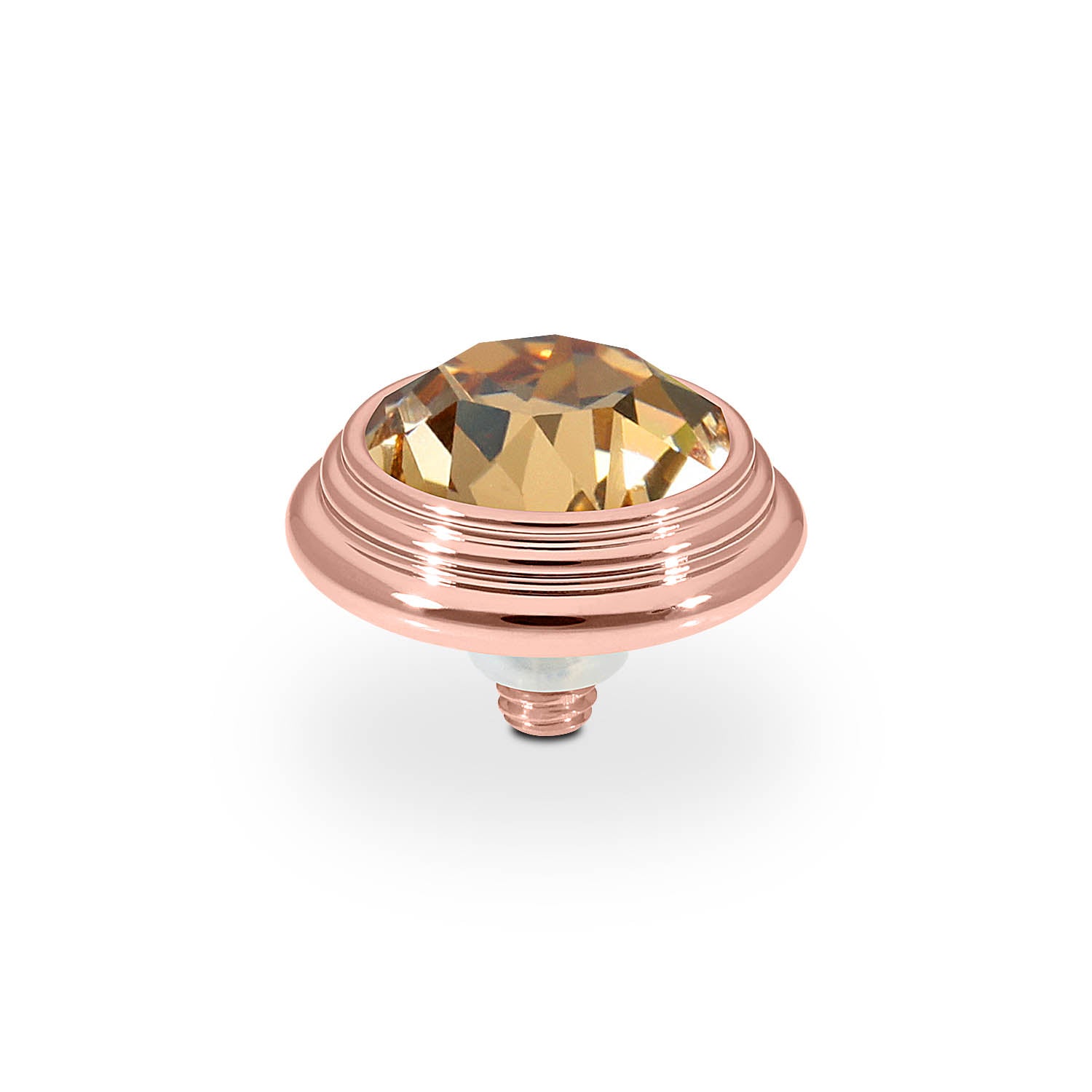 Oroli Top 13 mm - Roségold light colorado topaz