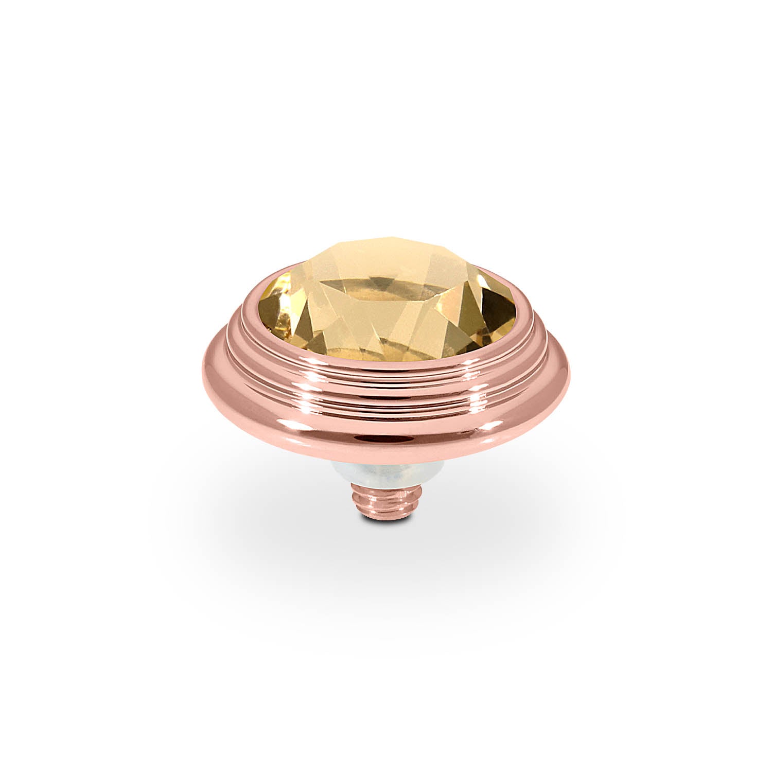 Oroli Top 13 mm - Roségold light colorado topaz ignite