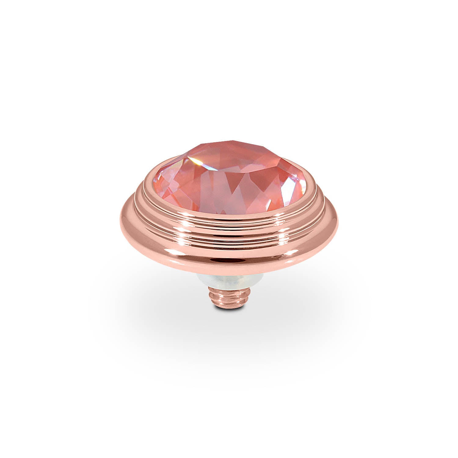 Oroli Top 13 mm - Roségold crystal maroon ignite