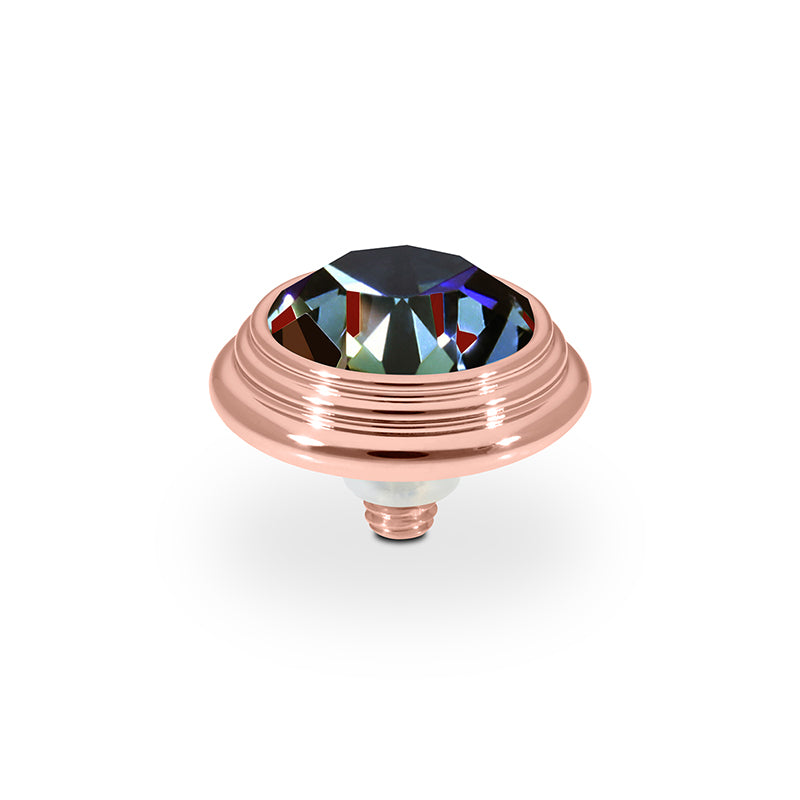 Oroli Top 13 mm - Roségold Crystal Vitrail Medium