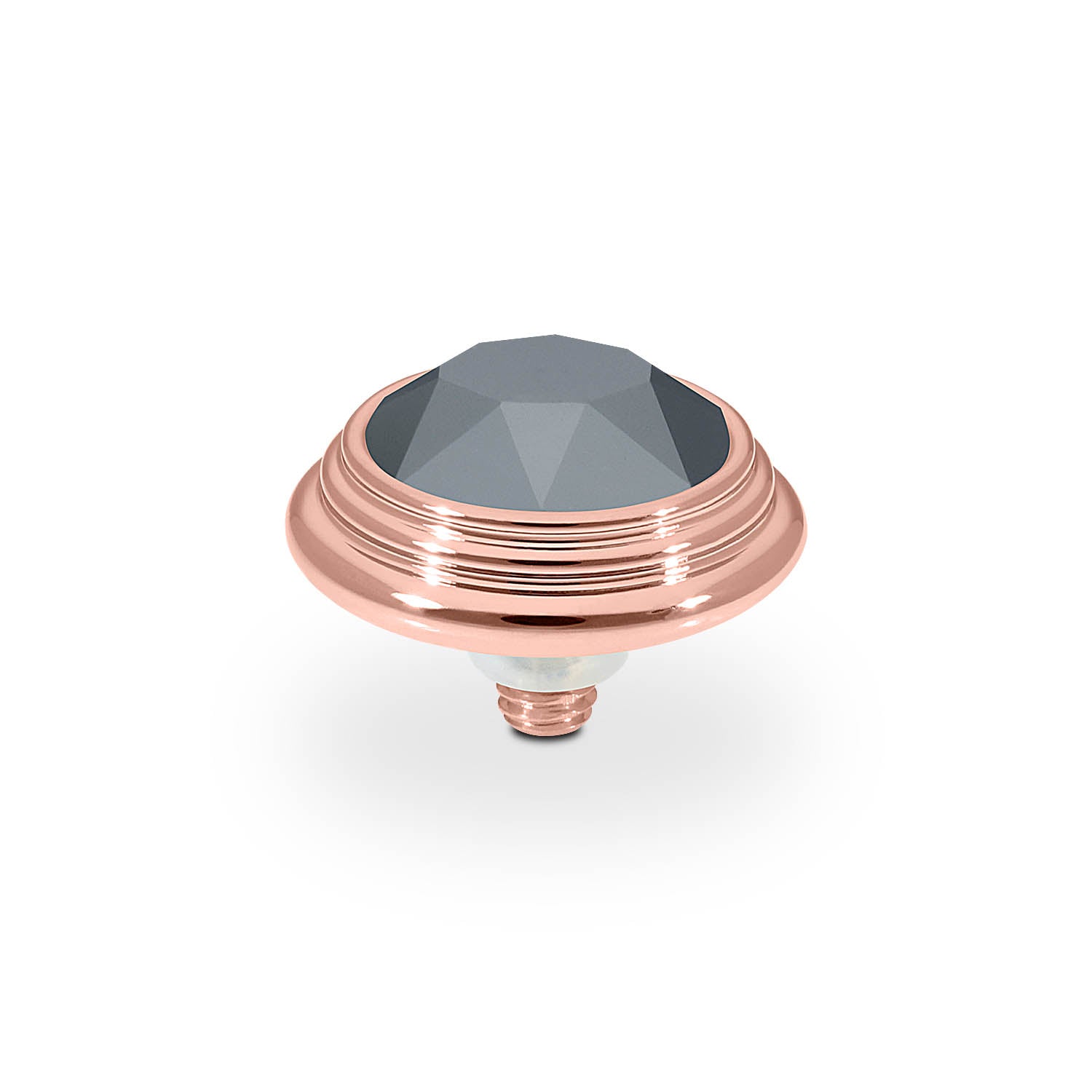 Oroli Top 13 mm - Roségold jet hematite