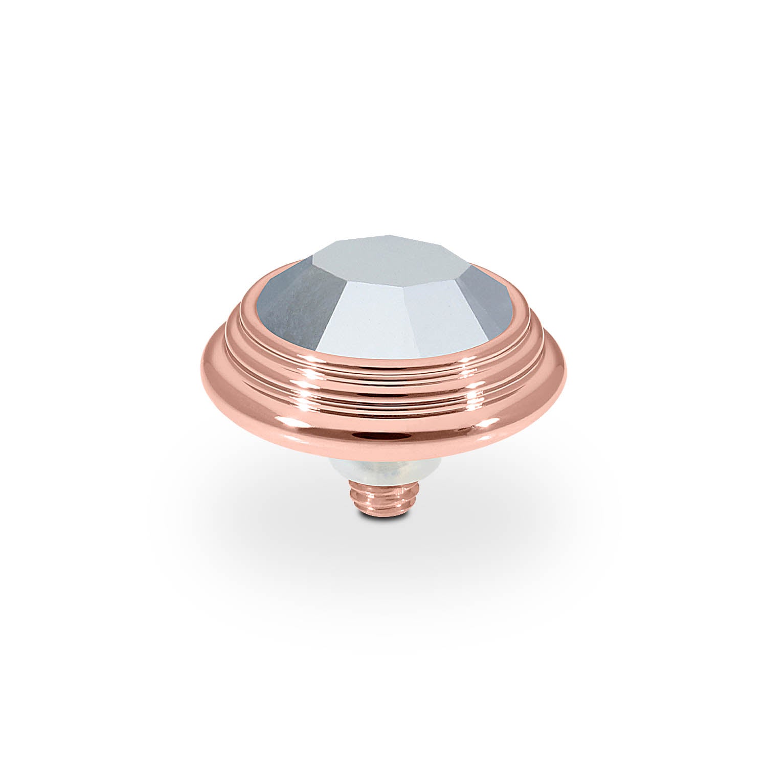 Oroli Top 13 mm - Roségold crystal labrador