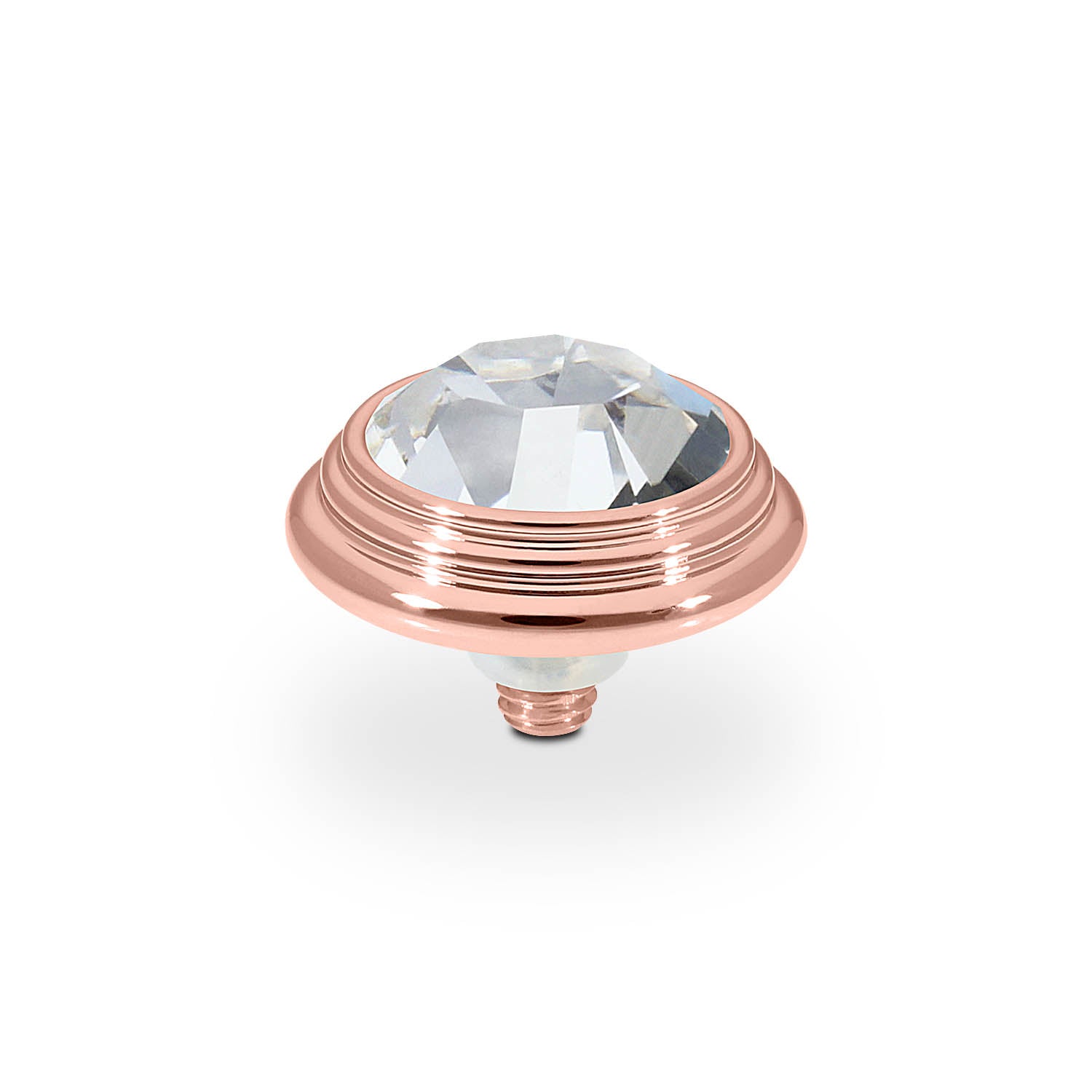 Oroli Top 13 mm - Roségold crystal