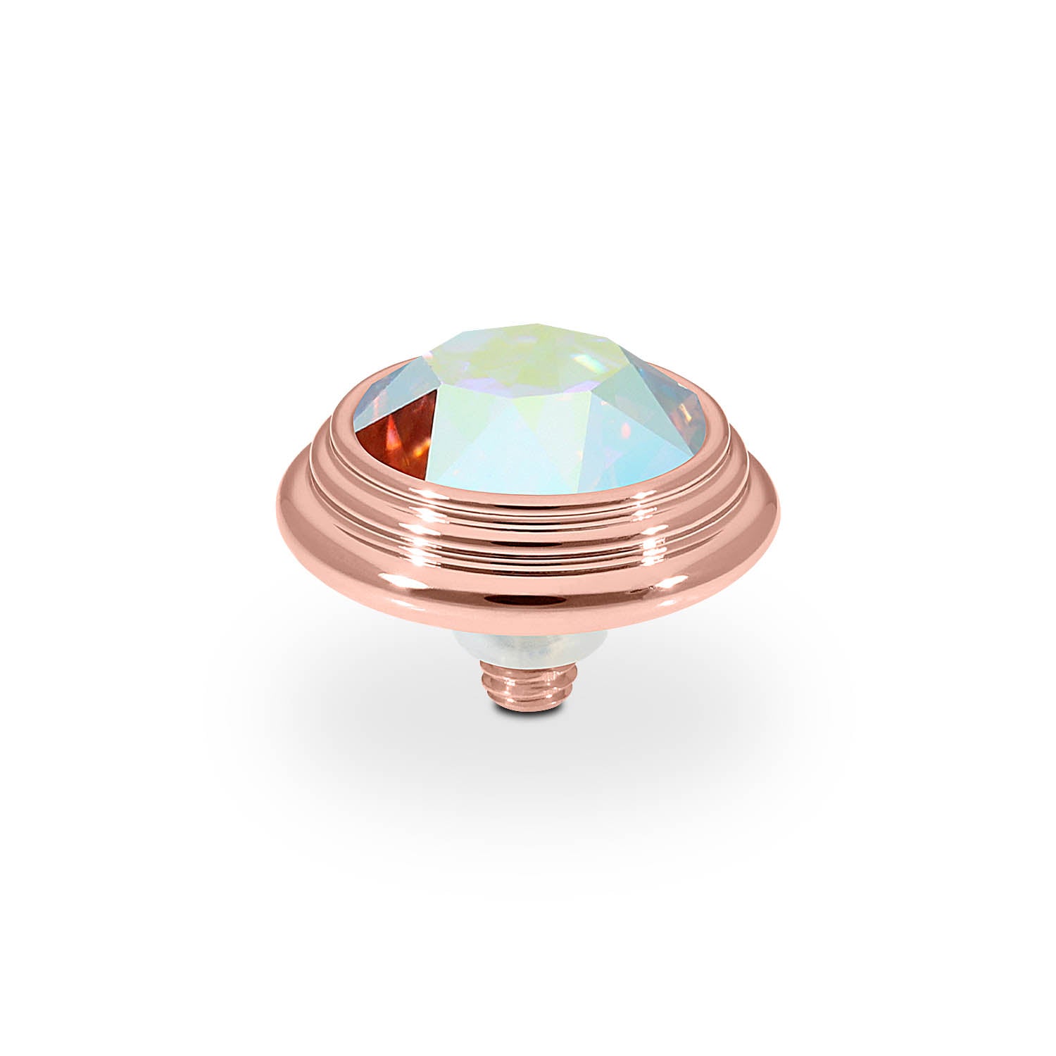 Oroli Top 13 mm - Roségold crystal aurora boreale