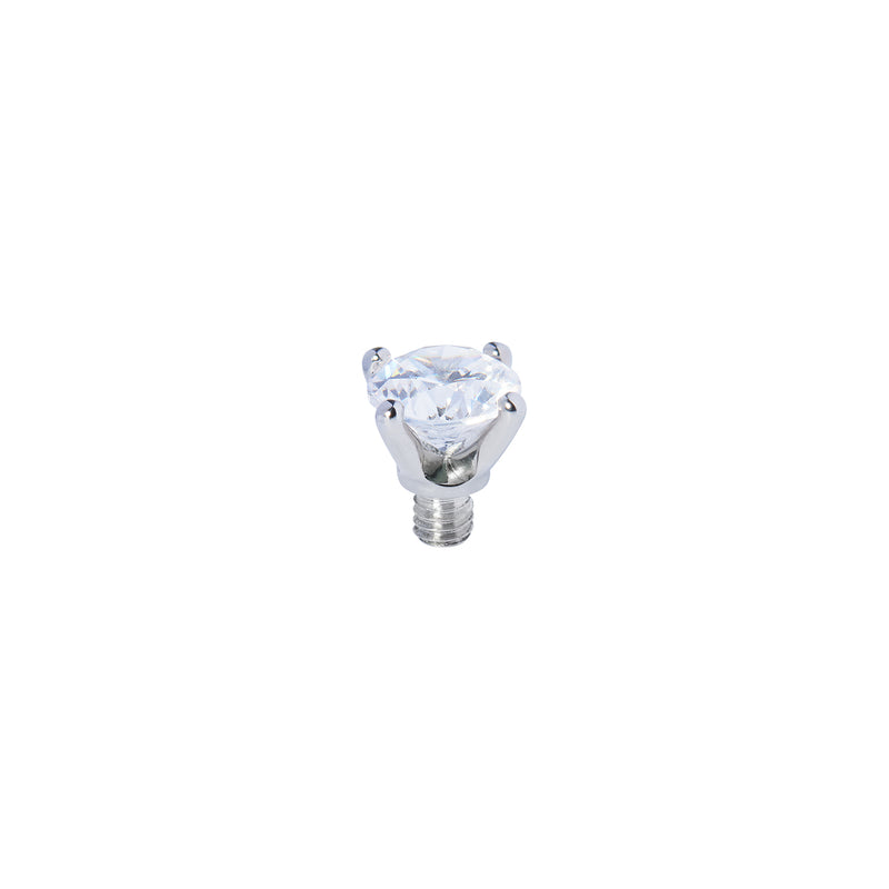 Arezzo Top 6 mm Silber