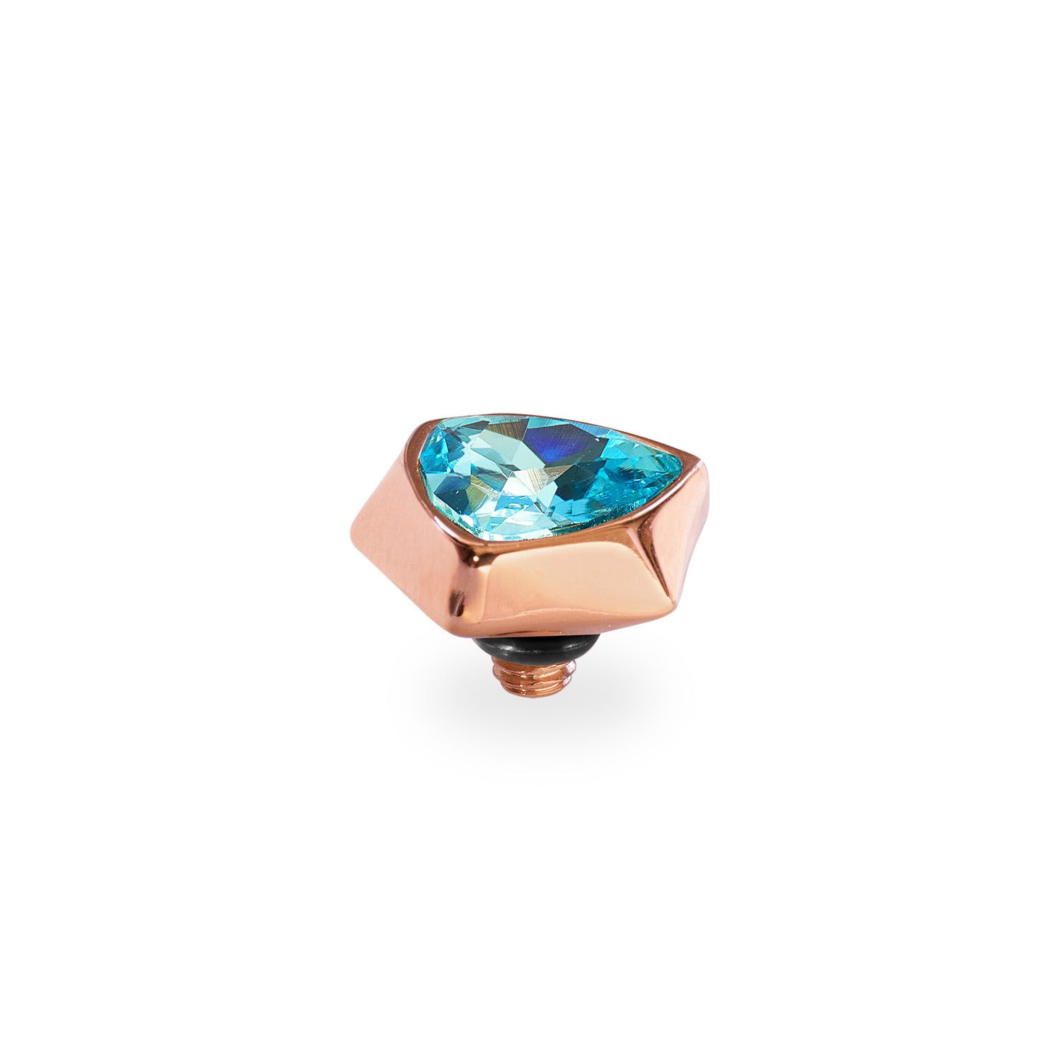 Triangolo Top 10 mm Roségold / aquamarine