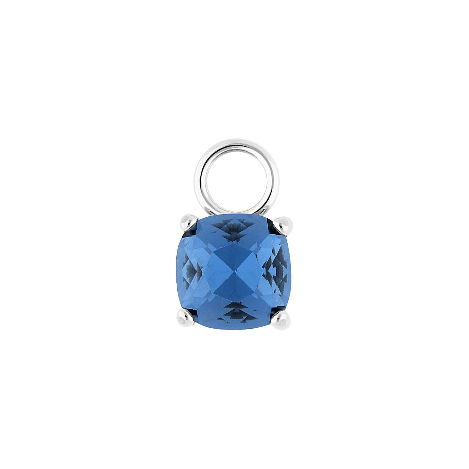 Celso Charm 8 mm Silber / dark blue