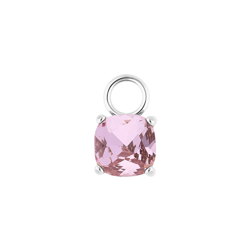 Celso Charm 8 mm Silber / light rose