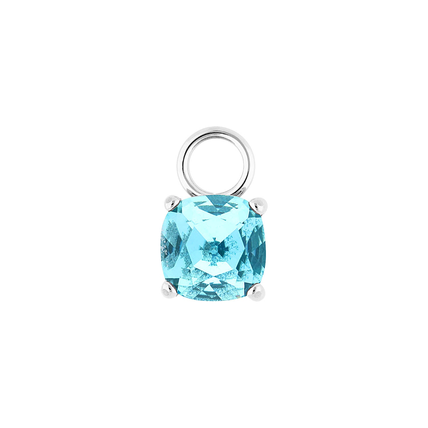 Celso Charm 8 mm Silber / aqua