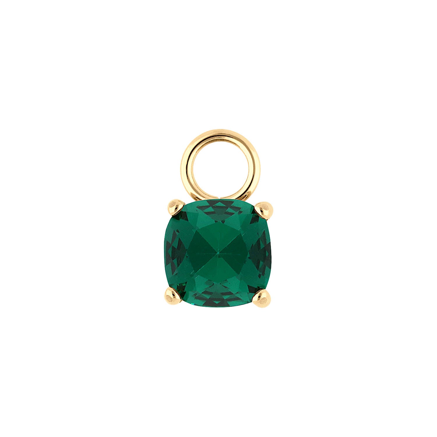 Celso Charm 8 mm Gold / emerald