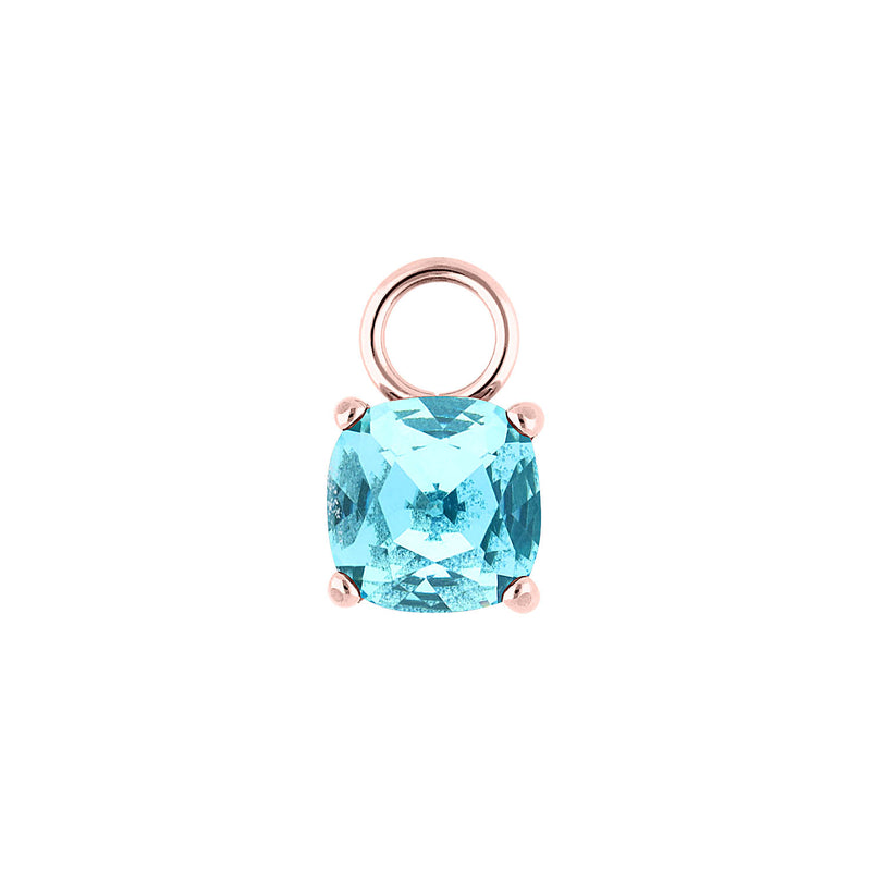 Celso Charm 8 mm Roségold / aqua