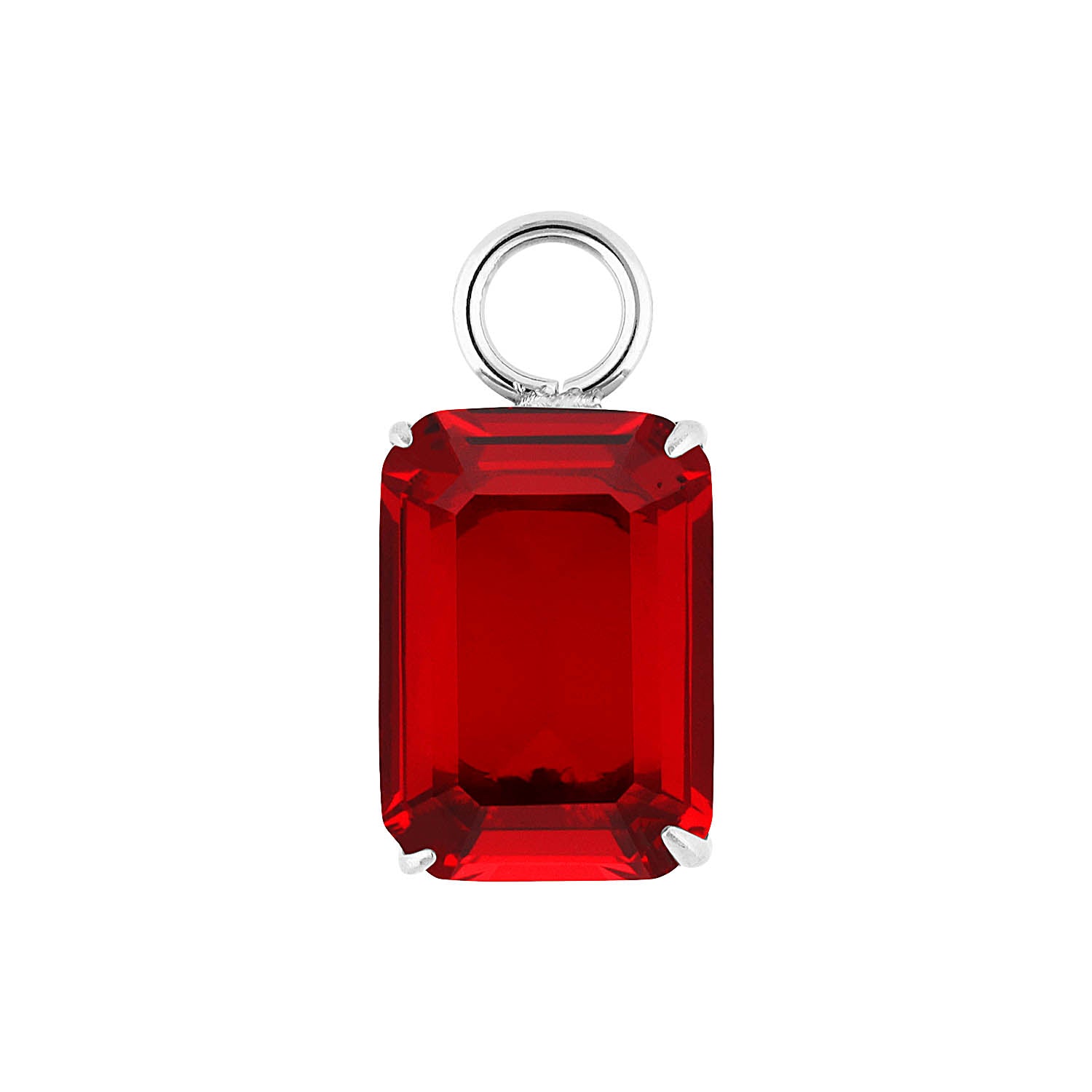 Orria Charm 10 x 14 mm hyacinth / Silber