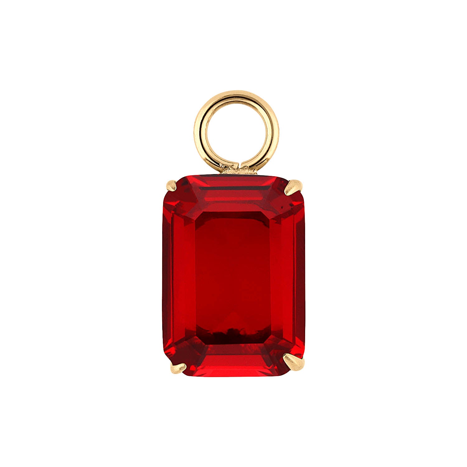 Orria Charm 10 x 14 mm hyacinth / Gold