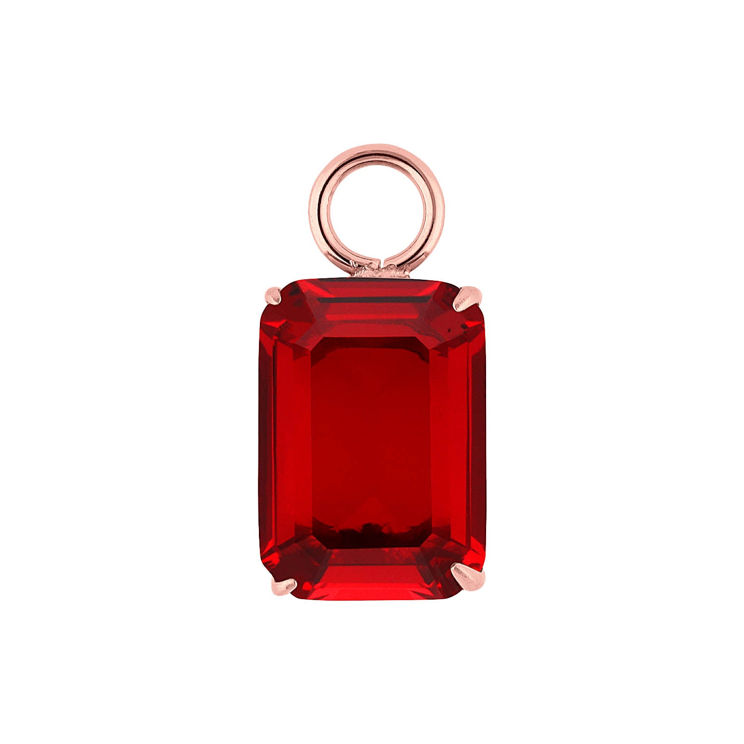 Orria Charm 10 x 14 mm hyacinth / Roségold