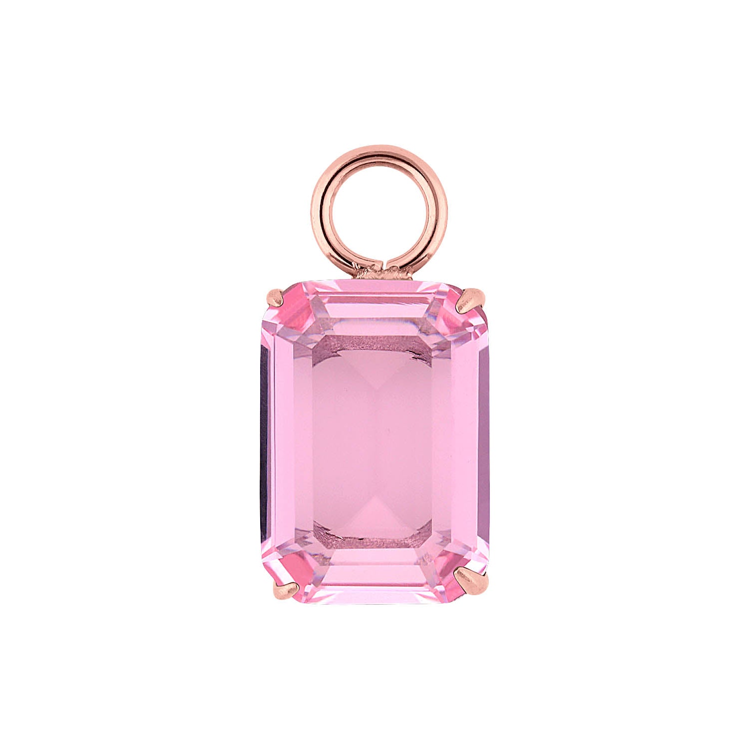 Orria Charm 10 x 14 mm light rose / Roségold