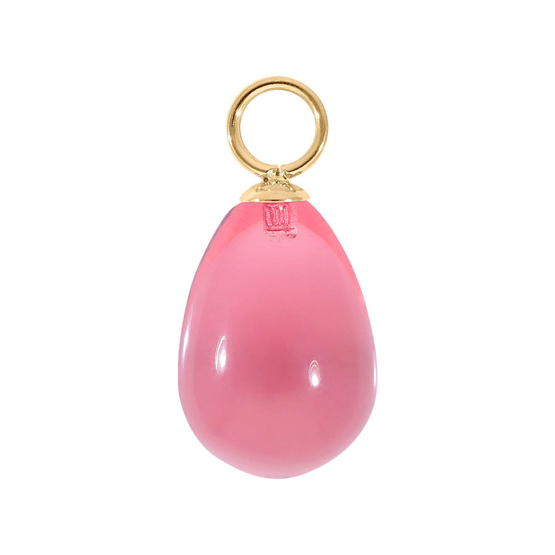 Comini Charm 10 x 15 mm Gold / pink