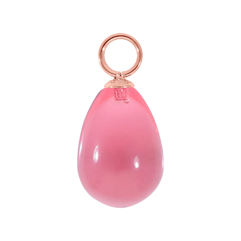 Comini Charm 10 x 15 mm Roségold / pink